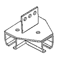 Beam Mount Curtain Partition Connector Cintas