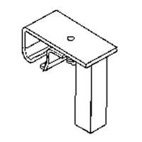 Track Bracket for Floor Support Hardware Cintas