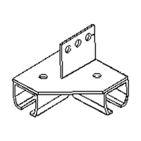 Beam Mount Curtain Partition 90° Corner Connector Cintas