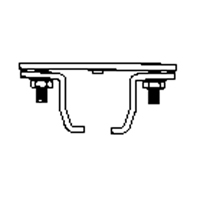 Ceiling Mount Curtain Partition Track Splicer Cintas