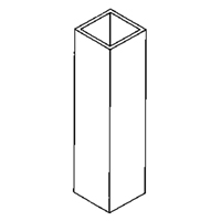Floor Mount Curtain Partition Post Cintas