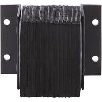 Butoirs de quai lamell&eacute;s, Horizontal, Caoutchouc, 12" la x 4" p x 10" h Cintas