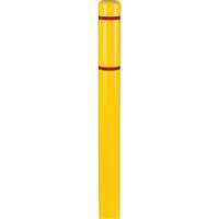 Polyethylene Bollard Covers, 4-1/2" Dia. x 52" L, Yellow Cintas