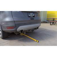 Butoirs repliables, Acier, 42" h x 1-3/4" la, Jaune Cintas