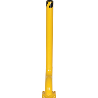 Borne d&eacute;sax&eacute;e, Acier, 54" h x 4-1/2" la, Jaune Cintas
