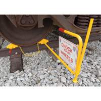 Single Rail Chock With Flag Rail Combo Cintas