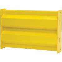 Barri&egrave;re de s&eacute;curit&eacute; de qualit&eacute; industrielle, Acier, 19" lo x 12" h, Jaune s&eacute;curit&eacute; OSHA Cintas