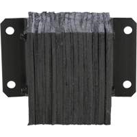 Butoir de quai lamell&eacute;, Horizontal, Caoutchouc, 12" la x 6" p x 10" h Cintas