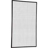Panneau de protection p&eacute;rim&eacute;trique ajustable, 8' h x 5' la, Noir Cintas