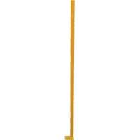 Poteau de protection de coin p&eacute;rim&eacute;trique ajustable, 4" la x 72" h, Jaune Cintas