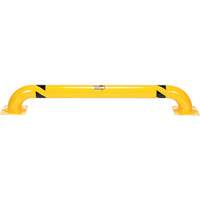 Protecteur de r&acirc;telier &agrave; profil bas, 5,3' la x 0,74' h, Jaune Cintas