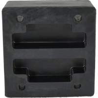 Butoir de quai moul&eacute;, Caoutchouc renforc&eacute;, 12" la x 4" p x 13" h Cintas