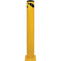Butoir de s&eacute;curit&eacute;, Acier, 42" h x 5-1/2" la, Jaune Cintas