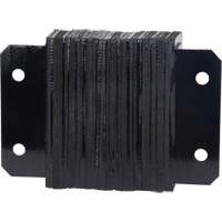 Butoirs de quai lamell&eacute;s, Horizontal, Caoutchouc, 12" la x 4" p x 10" h Cintas