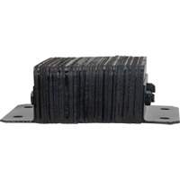 Butoirs de quai lamell&eacute;s, Horizontal, Caoutchouc, 12" la x 4" p x 10" h Cintas