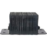 Butoirs de quai lamell&eacute;s, Horizontal, Caoutchouc, 12" la x 6" p x 10" h Cintas