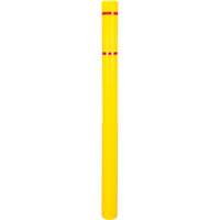 Polyethylene Bollard Cover, 4-1/2" Dia. x 64" L, Red/Yellow Cintas