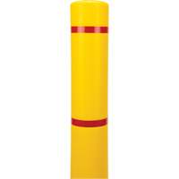 Polyethylene Bollard Cover, 4-1/2" Dia. x 64" L, Red/Yellow Cintas