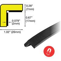 Butoir de protection de coin aimant&eacute; mod&egrave;le E 1M Cintas