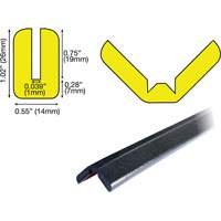 Butoir de protection de rebords mod&egrave;le W 1M, Longueur 3,25' (0,99 m) Cintas