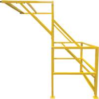 Mezzanine Safety Gate, 70" L x 77" H, 78" Raised, Yellow Cintas