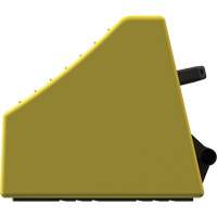 Cale de roue ultra-robuste pour l'exploitation mini&egrave;re Checkers Safety, PEHD, Jaune, 14-1/2" la x 17-1/2" p x 16" h Cintas