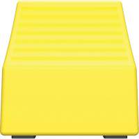 Cale de roue ultra-robuste pour l'exploitation mini&egrave;re Checkers Safety, PEHD, Jaune, 14-1/2" la x 17-1/2" p x 16" h Cintas