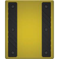 Cale de roue ultra-robuste pour l'exploitation mini&egrave;re Checkers Safety sans support, PEHD, Jaune, 14-1/2" la x 17-1/2" p x 16" h Cintas