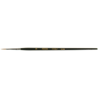 Pinceau d'artiste, Largeur de la brosse de 1/16", Martre rouge, Manche &agrave; Bois Cintas