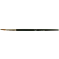 Pinceau d'artiste, Largeur de la brosse de 5/32", Martre rouge, Manche &agrave; Bois Cintas