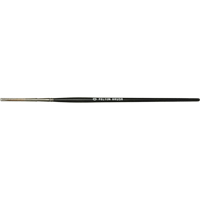 Flat Bristle Artist Brush, 6 mm Brush Width, Red Sable, Wood Handle Cintas