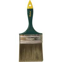 Premier Series Paint Brush, Polyester, Plastic Handle, 4" Width Cintas