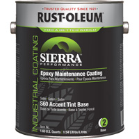 Rev&ecirc;tement dentretien &eacute;poxydique &agrave; base deau Sierra Performance S60 Base pour accents, Gallon, Base &agrave; teinter Cintas