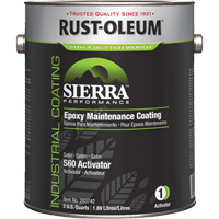 Rev&ecirc;tement dentretien &eacute;poxydique &agrave; base deau Sierra S60 partie 1 activateur, Gallon Cintas