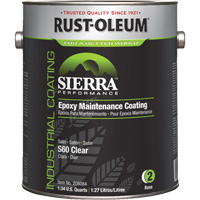 Sierra S60 Water-Based Epoxy Maintenance Coating Part 2 Base, Gallon, Clear Cintas