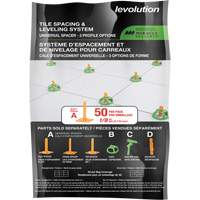 Cales d'espacement universelles Miracle Sealants Levolution Cintas