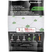 Cales d'espacement universelles Miracle Sealants Levolution Cintas