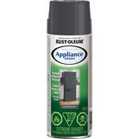 Rev&ecirc;tement &eacute;poxyde sp&eacute;cialis&eacute; pour &eacute;lectrom&eacute;nagers, Canette a&eacute;rosol, Acier inoxydable noir Cintas
