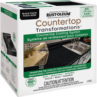 Syst&egrave;me de rev&ecirc;tement mouchet&eacute; pour comptoir Countertop Transformations, 2,37 L, Trousse, Tache noire Cintas