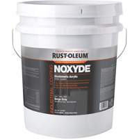 Noxyde Elastomeric Acrylic Coating, 5 gal., Pail, Grey Cintas