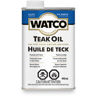 Huile de teck Watco, 946 ml, Transparent, Transparent Cintas
