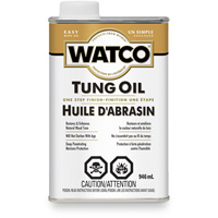 Huile dabrasin Watco, 946 ml, Transparent, Transparent Cintas