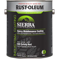 Sierra Performance S60 Maintenance Coating Base Component, 1 gal., Water-Based, Gloss, Red Cintas