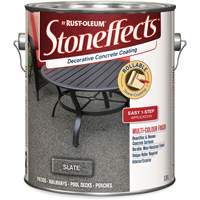 Stoneffects Decorative Concrete Coating, 3.4 L, Solvent-Based, Textured, Grey Cintas