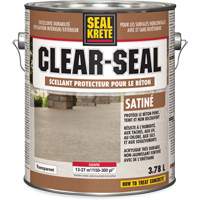 Produit d&eacute;tanch&eacute;it&eacute; protecteur Seal-Krete, 3,78 L, &agrave; l'ur&eacute;thane, Satin, Transparent Cintas