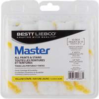 Master Yellow Stripe Mini Roller, 10 mm (3/8") Nap, 101.6 mm (4") L Cintas