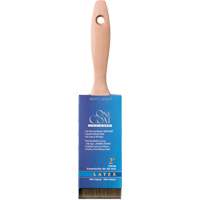 Pinceau pour murs et garnitures 100% One Coat, Polyester, Manche Bois, Largeur de 2" Cintas