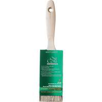 One Coat Trim & Wall Brush, White China, Wood Handle, 2" Width Cintas