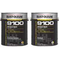 Ensemble de base et d'activateur pour mastic &eacute;poxy DTM du syst&egrave;me 9100, Aluminium, Gallon Cintas