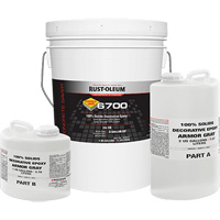 &eacute;poxy d&eacute;coratif 100 % de solides 6700, 3 gal., &eacute;poxy, Tr&egrave;s brillant, Gris Cintas